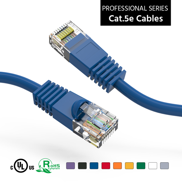Bestlink Netware CAT5E UTP Ethernet Network Booted Cable - 10ft-Blue 100506BL